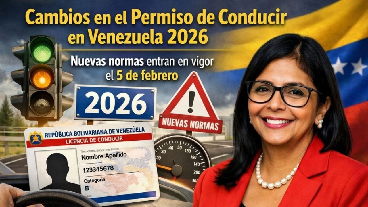Cambios en los permisos de conducir en Venezuela en 2026: Las nuevas regulaciones entran en vigor el 5 de febrero