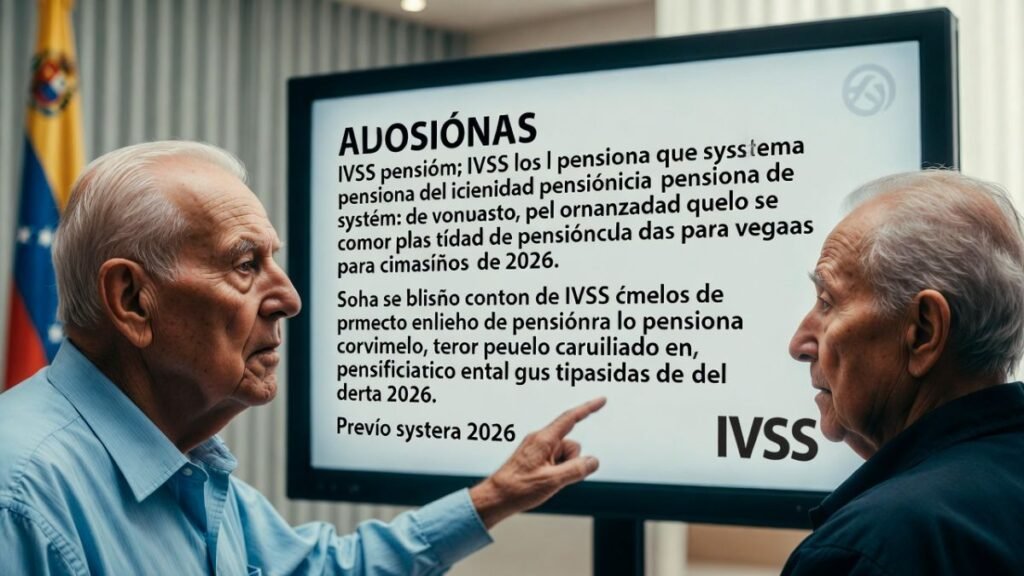 Pensionados del IVSS, Atención Así Será el Nuevo Sistema en 2026 