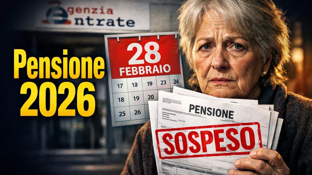 Pensione 2026, rischi la sospensione e dovrai restituire tutto dal 28 febbraio se non invii la dichiarazione dei redditi