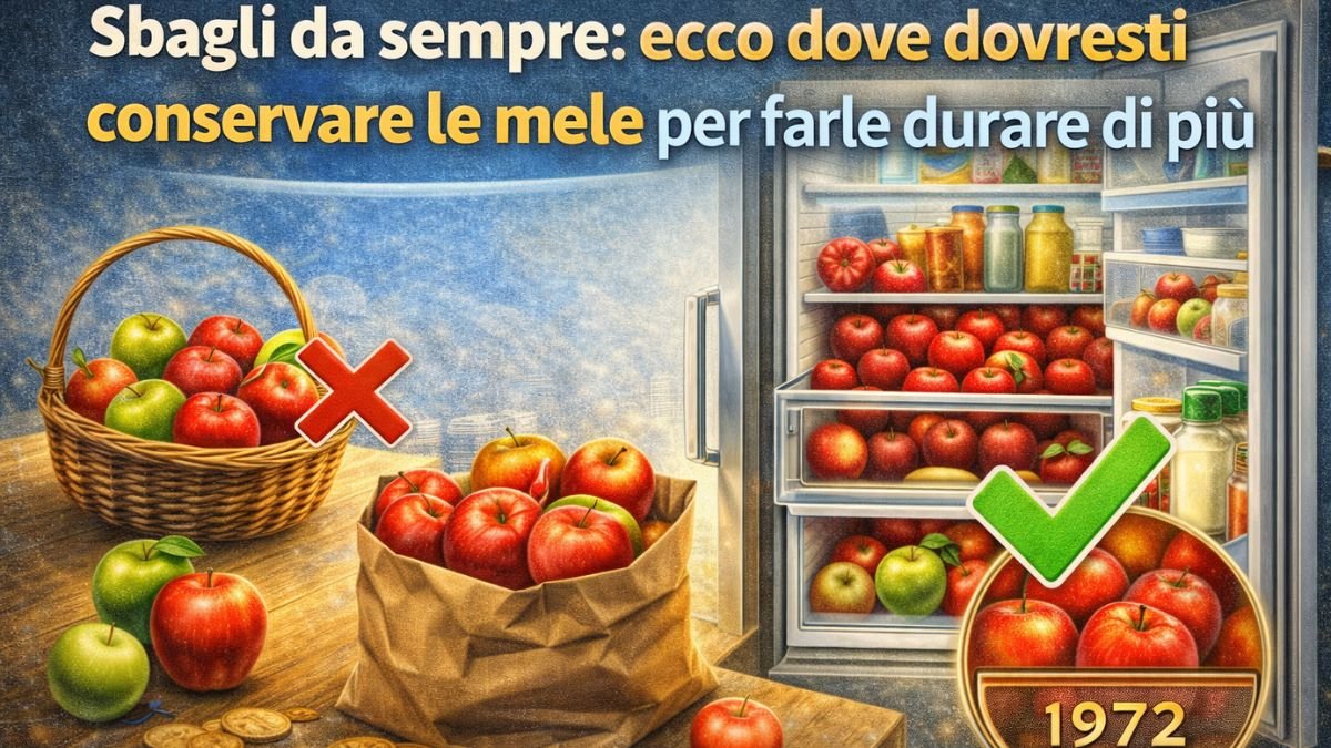 Sbagli da sempre ecco dove dovresti conservare le mele per farle durare di più